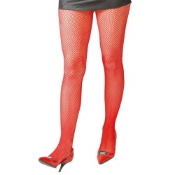PANTYS REJILLA PEQUEÑA ROJO