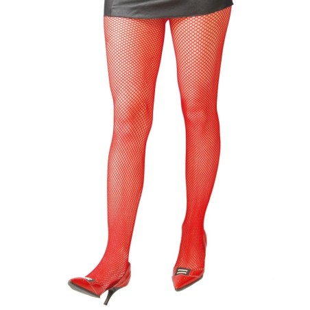 PANTYS REJILLA PEQUEÑA ROJO