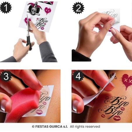 TATUAJES DANGEROUS HARLEY VILLANA 30 X 1