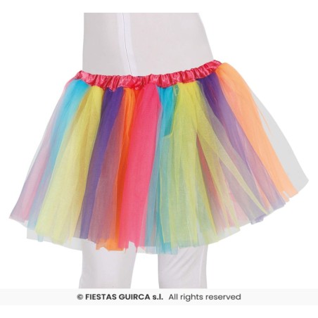 TUTU MULTICOLOR INFANTIL, 30 CMS.