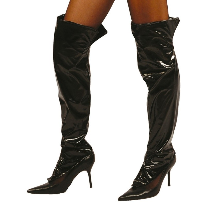 CUBRE BOTAS NEGRO VINILO