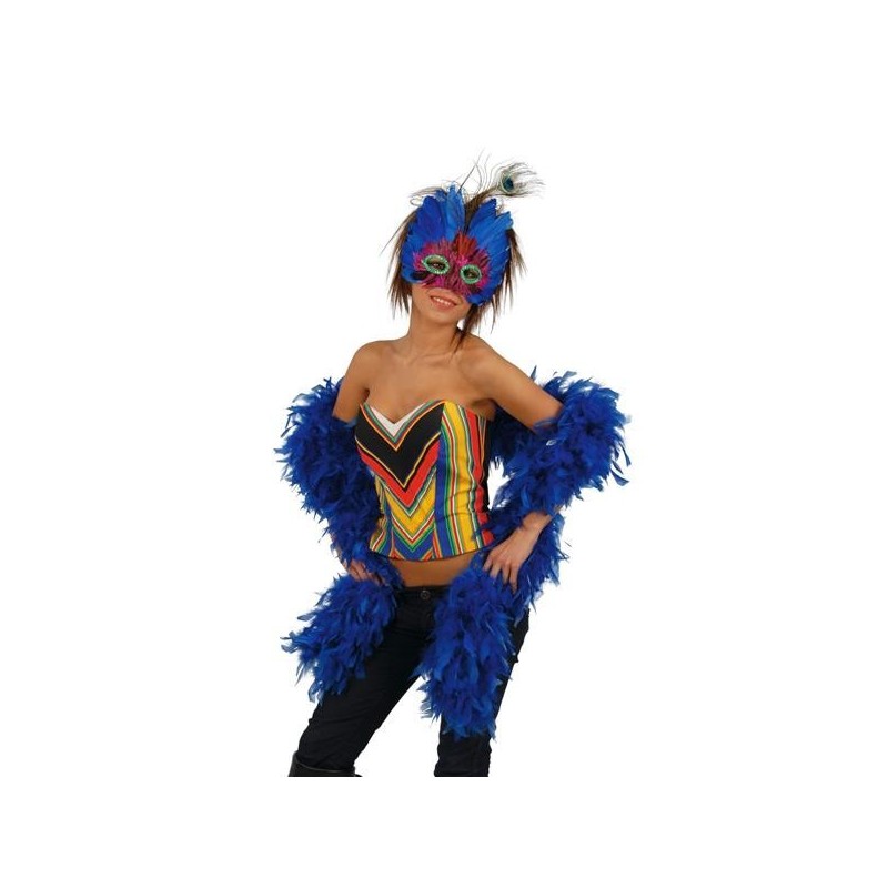 BOA PLUMAS AZUL 1,80 METROS 90 GR
