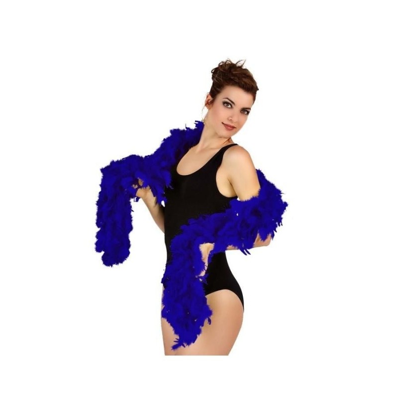 BOA PLUMAS AZUL 1,80 METROS 90 GR
