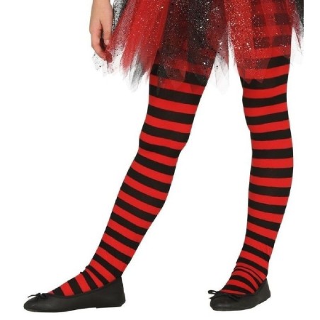 PANTYS ROJOS CON RAYAS 3-6 AÑOS