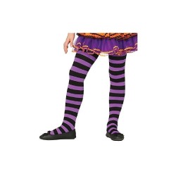PANTY INFANTIL MORADO LILA CON RAYAS 5-9