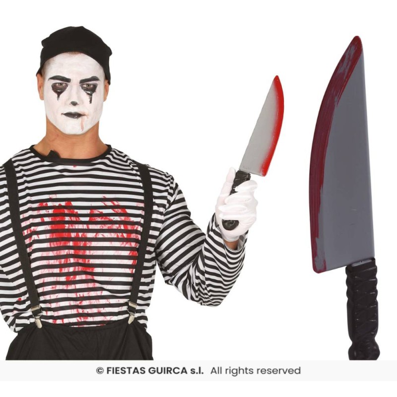 CUCHILLO CON SANGRE 37 CMS