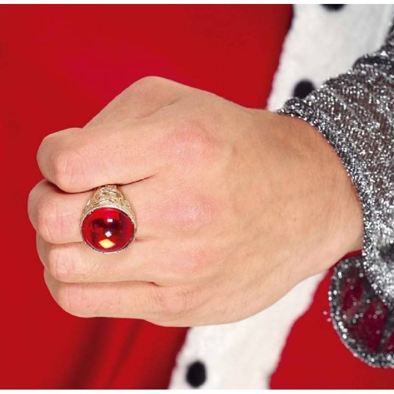 ANILLO RUBI ROJO