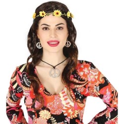 CONJUNTO DE COLLAR Y PENDIENTES HIPPIES 