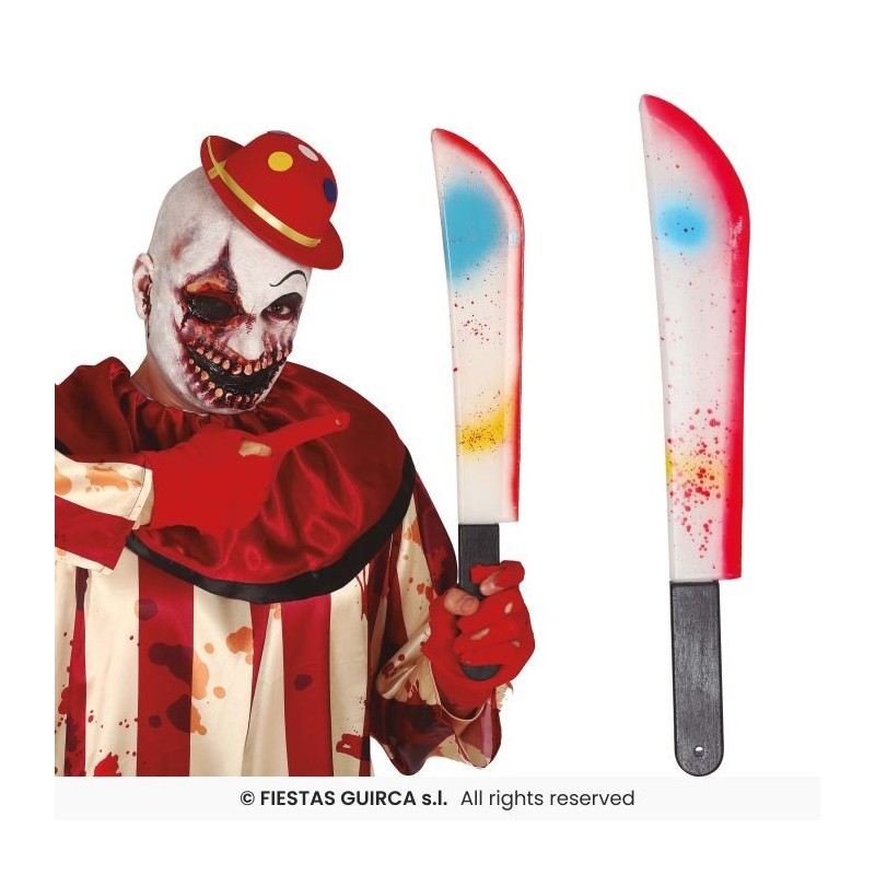 MACHETE MULTICOLOR 54 CMS.