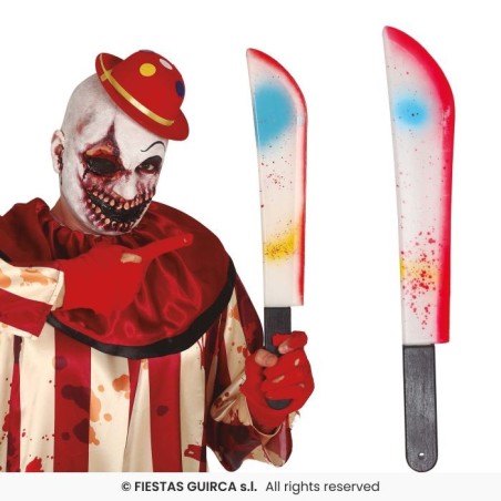 MACHETE MULTICOLOR 54 CMS.