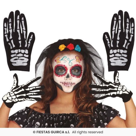 GUANTES ESQUELETO INFANTIL