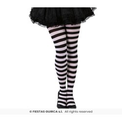 PANTYS BLANCAS RAYAS NEGRAS 2