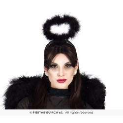 DIADEMA AUREOLA ANGEL NEGRO 2