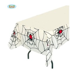 MANTEL PLASTICO TELARAÑAS 135X270 CM