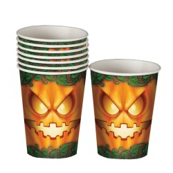 8 VASOS HALLOWEEN 10 CMS HALLOWEEN CALAB
