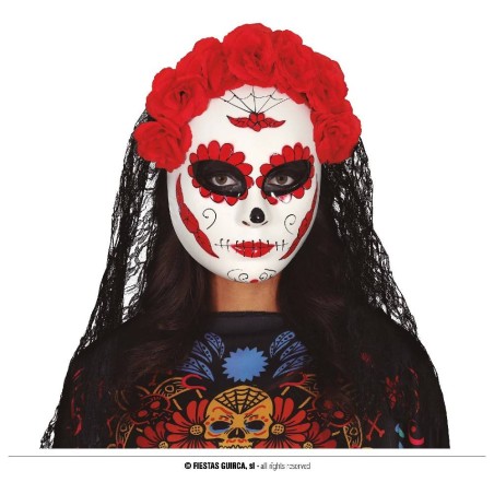MASCARA CATRINA CON VELO