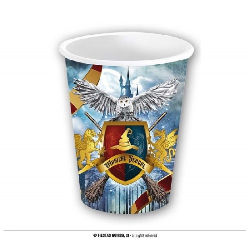BOLSA 6 VASOS MAGO HARRY POTTER 355 ML 1