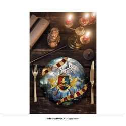 PAQUETE 6 PLATOS MAGIC SCHOOL HARRY POTT 2