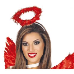 DIADEMA AUREOLA ANGEL ROJA