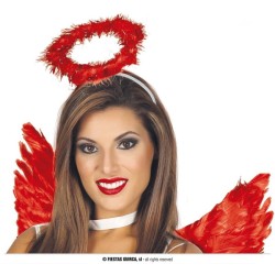 DIADEMA AUREOLA ANGEL ROJA 2