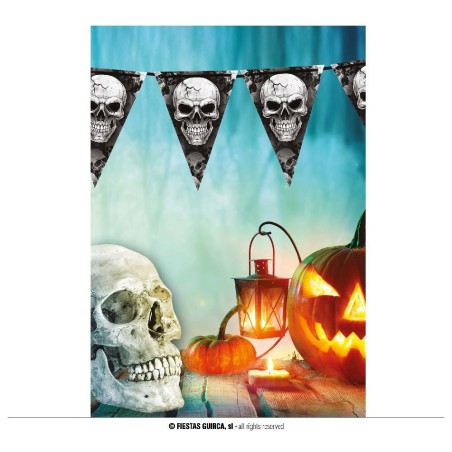 GALLARDETE CALAVERAS 300 CMS GUIRNALDA