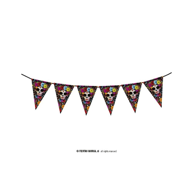 GALLARDETE CATRINA 300 CMS GUIRNALDA
