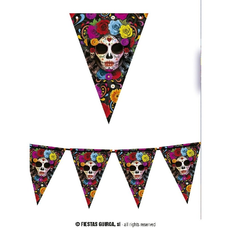 GALLARDETE CATRINA 300 CMS GUIRNALDA