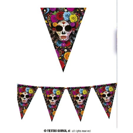 GALLARDETE CATRINA 300 CMS GUIRNALDA