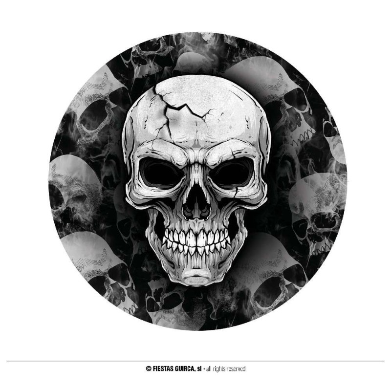 BOLSA 6 PLATOS CALAVERA 23 CMS