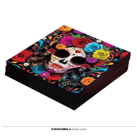 BOLSA 12 SERVILLETAS CATRINA 33X33 CMS