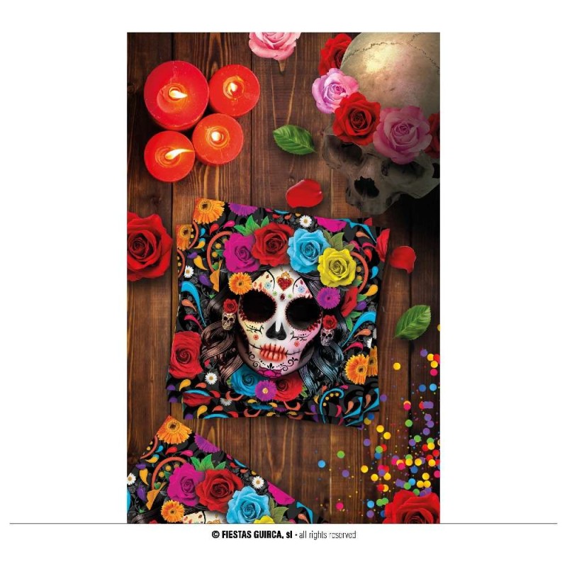 BOLSA 12 SERVILLETAS CATRINA 33X33 CMS