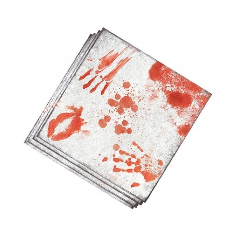 SERVILLETAS CON MANCHAS DE SANGRE DE 33 