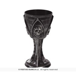 CALIZ CON CALAVERA 19 CMS.