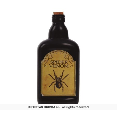BOTELLAS VENENO VIDRIO SURTIDAS 19 CMS.