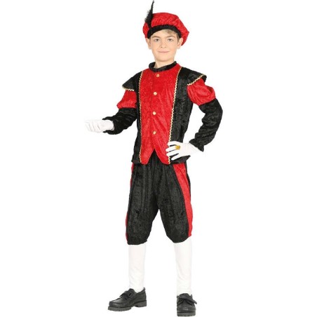 DISFRAZ PAJE ROJO 7-9 AÑOS