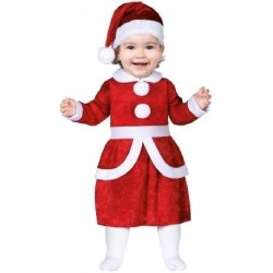 DISFRAZ MAMA NOEL BEBE 12-18 MESES