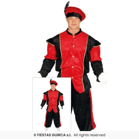 DISFRAZ PAJE ROJO 48-50 T.M