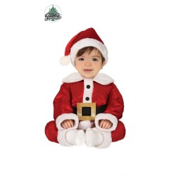 DISFRAZ PAPA NOEL DELUXE BEBE18-24  MESE
