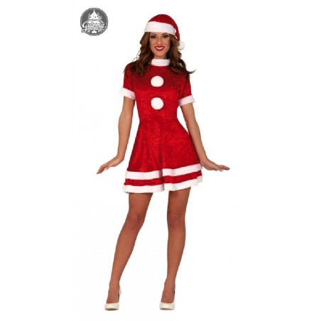 DISFRAZ DE MAMA NOEL ADULTA T.L