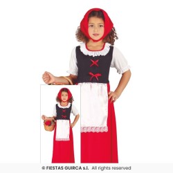 DISFRAZ POSADERA-PASTORA ROJA 10-12 AÑOS 2