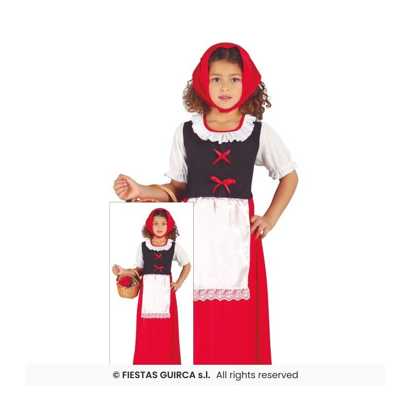 DISFRAZ POSADERA-PASTORA ROJA 10-12 AÑOS