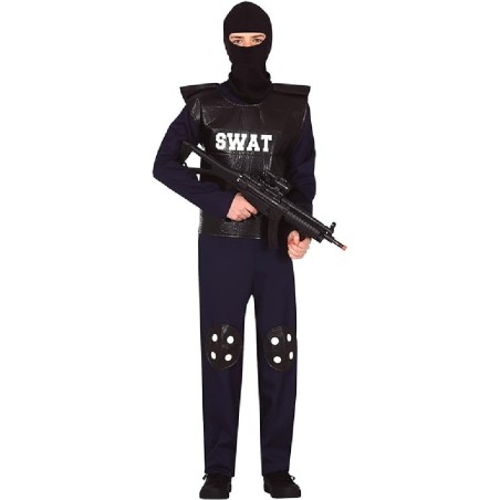 DISFRAZ POLICIA SWAT 14-16 AÑOS