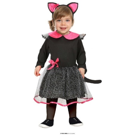 DISFRAZ BLACK KITTY GATITA 12-18 Meses