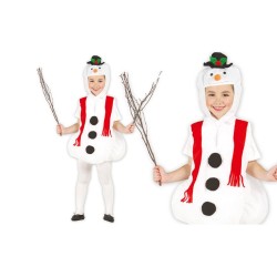 DISFRAZ MUÑECO DE NIEVE INFANTIL 7-9 AÑO