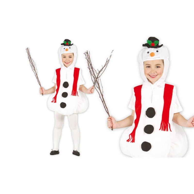 DISFRAZ MUÑECO DE NIEVE INFANTIL 7-9 AÑO