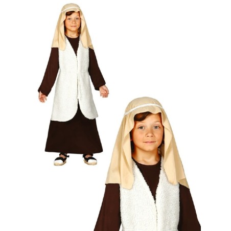 DISFRAZ HEBREO MARRON INFANTIL 7-9 AÑOS