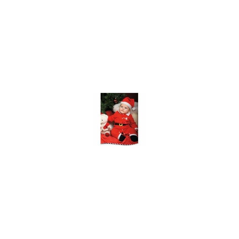 DISFRAZ PAPA NOEL 0-12 MESES