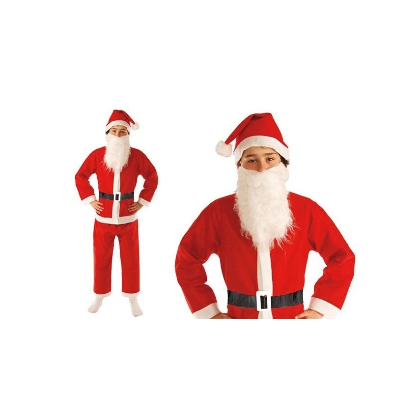 DISFRAZ PAPA NOEL INFANTIL 7-9 AÑOS