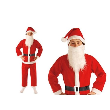 DISFRAZ PAPA NOEL INFANTIL 7-9 AÑOS