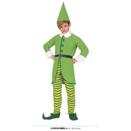 DISFRAZ ELFO VERDE GRINCH 5-6 AÑOS